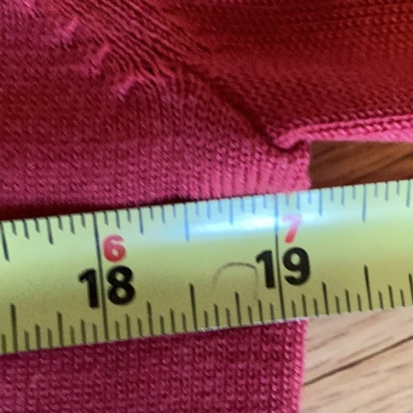 Requirements acrylic mauve 3/4 sleeve sweater w/sweetheart neckline - Picture 8 of 11